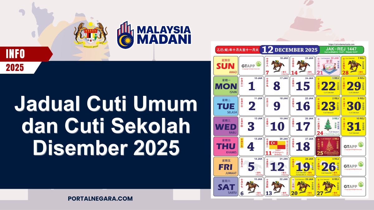 Cuti Umum dan Cuti Sekolah